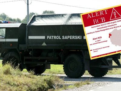 Wielki niewybuch pod Szczecinem. RCB rozesłało alert