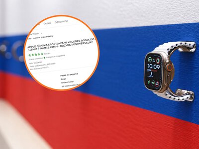 Produkt Apple w barwach Rosji. Polski sklep zdejmuje ofertę