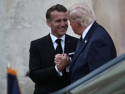 Krok ku deeskalacji? Macron i Trump o moratorium w wojnie Rosji z Ukrainą