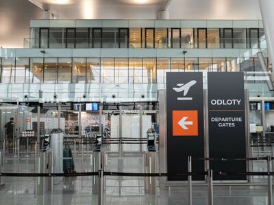 Incydent na lotnisku we Wrocławiu. Interweniowała Straż Graniczna
