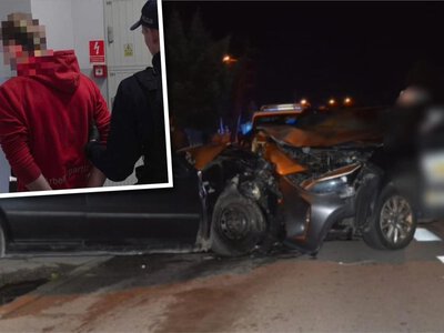Z zakazem i butelką w ręku. Osiem osób rannych przez pijanego kierowcę