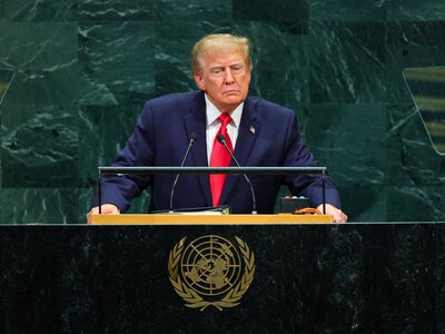 Donald Trump na forum ONZ. Mam ogromną decyzję do podjęcia. Czy mam wpędzić ich do piekła?