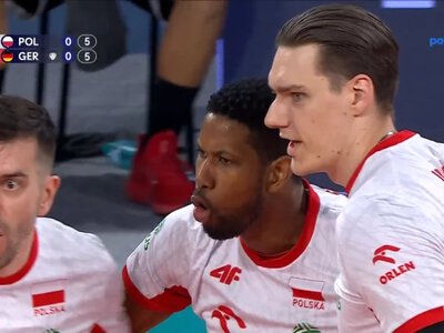 Leon znów był liderem Polaków. Najlepsze akcje z Niemcami [WIDEO]