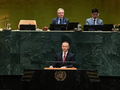 Polski moment w ONZ. Sikorski pokazał wyjątkowe zdjęcie