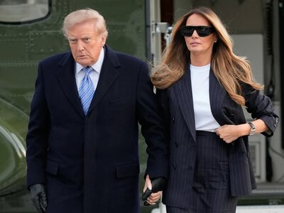 Przywitanie Xi Jinpinga na lotnisku w USA. Melania pokazała klasę