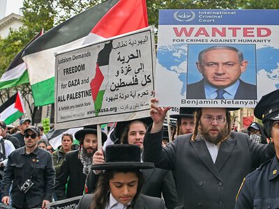 Protest przed przemówieniem Netanjahu. Laureatka Oscara aresztowana