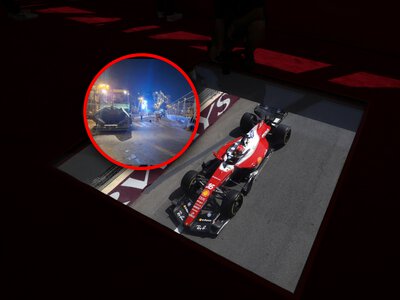 Nocna akcja w Baku. Drogowcy wymieniali asfalt na torze F1