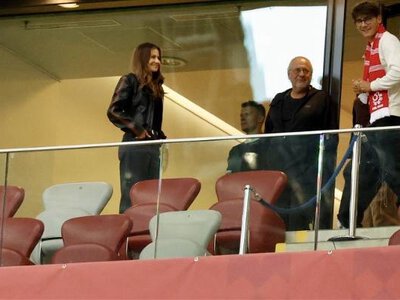 Kibice na meczu Polska - Bośnia i Hercegowina. Na trybunach Zbigniew Boniek, Anna Lewandowska i wielu innych