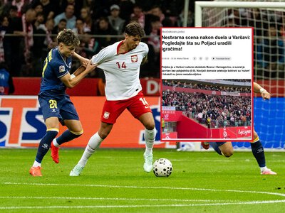 Bośniacy nie mogli uwierzyć w to, co stało się w Warszawie tuż po meczu