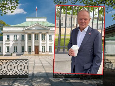 Tusk pod Belwederem zwrócił się do Nawrockiego. „To co, robimy?”