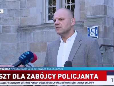 Postrzelony policjant nie żyje. Zarzuty i areszt dla 33-latka