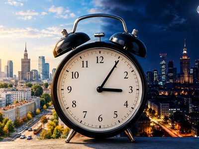 Zmiana czasu na zimowy 2026. Tej nocy śpimy dłużej, zegarki cofniemy wyjątkowo wcześnie
