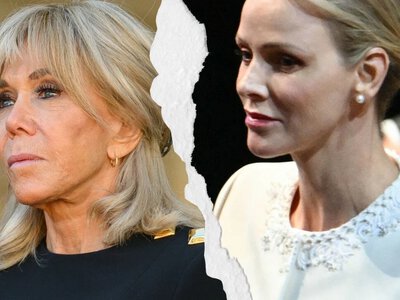 Wszyscy patrzyli na Charlene i Brigitte Macron. Powód był jeden