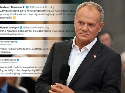 Okłamywanie Polaków, żądamy podpisu. Awantura po nagraniu premiera