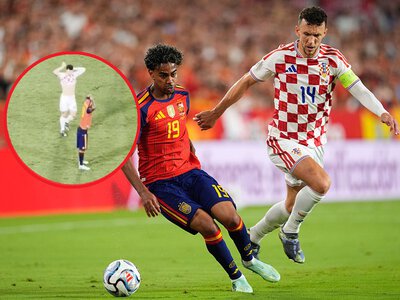 Podszedł do Yamala. Hit, co zrobił Perisic po pierwszej połowie