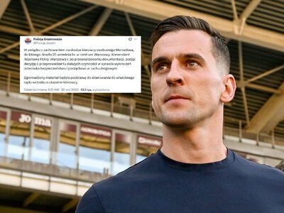 Policja wydała komunikat ws. rajdu Milika. Będzie wniosek do sądu