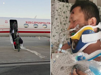 Ciężko chory Polak wrócił z Filipin. Przetransportował go samolot MON