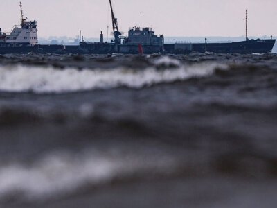 W Zatoce Fińskiej statki czekają w kolejce do rosyjskich portów