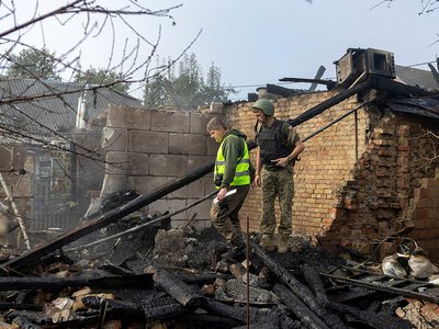 Seria ataków rosyjskich dronów na Ukrainę. Zginęły co najmniej trzy osoby