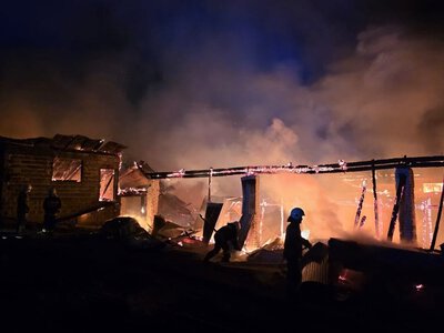 Ogromny pożar w Małopolsce. Spłonęło kilkadziesiąt krów i cieląt