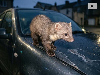 Kuna urządza pod maską prawdziwe pobojowisko. Tani zapach ją odstraszy