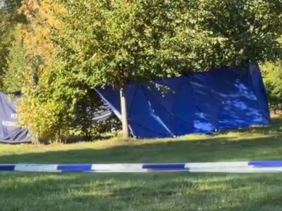 Do dramatycznego odkrycia doszło w piątek rano w okolicy Dworca Zachodniego (fot. TVP3 Warszawa)