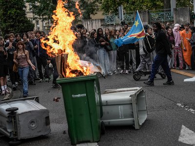 Burdy i setki zatrzymanych. Uczniowskie protesty przerodziły się w chaos