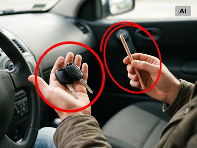 Wystarczy miękki ołówek. Stary trik pomoże na kluczyk, który zacina się w zamku