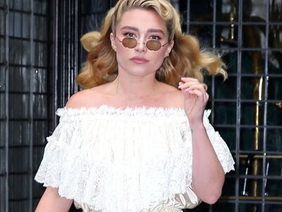 Florence Pugh zaskoczyła stylizacją. Falbany i koronki w centrum uwagi