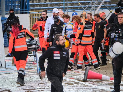 Żużel. Złamał kości w obu rękach. Do końca wierzył, że wystąpi w rewanżu