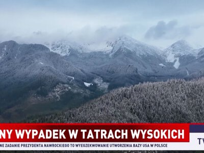Turysta spadł w rejonie Zawratu. „Skrajnie trudne warunki”