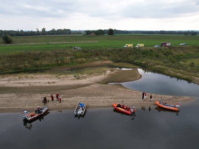 Motoparalotniarz wpadł do Wisły. Lekarzom nie udało się go uratować