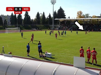 Trener złapał się za głowę. Co za gol piłkarza Widzewa