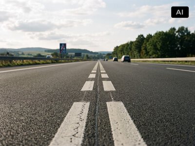 Dwie przerywane linie dezorientują kierowców. Nie namalowano ich bez powodu