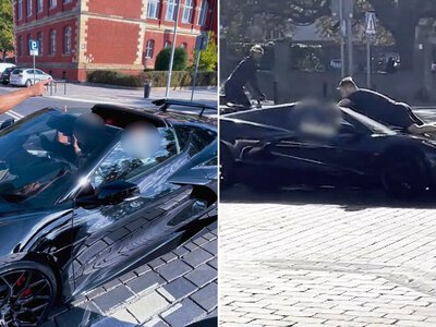 Zemsta pirata drogowego. Wiózł aktywistę na masce samochodu.