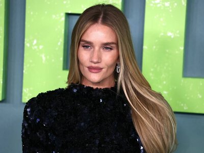 Rosie Huntington - Whiteley w zachwycającym jesiennym zestawie. Ikona