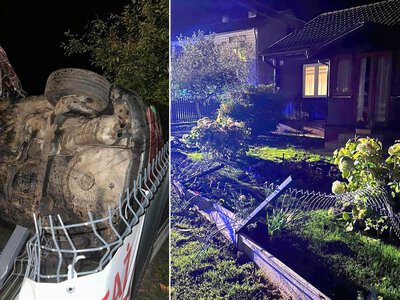 Tragiczna śmierć 19-letniego kierowcy. Przebił ogrodzenie i wylądował na posesji