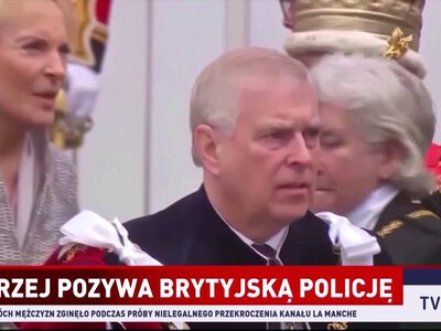 Były książę Andrzej pozwał brytyjską policję