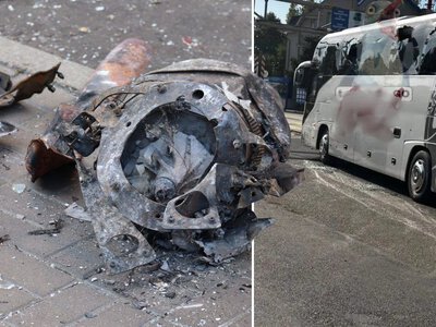 Rosjanie znów zaatakowali przejście graniczne. Pocisk trafił w autokar