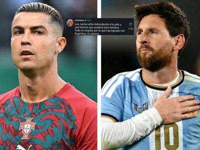 Ronaldo zareagował na koniec Messiego. Krótko podsumował Argentyńczyka