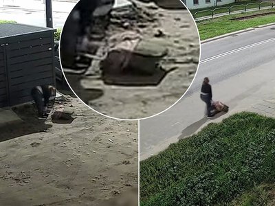 Z trudem ciągnęła walizkę. W środku makabryczna zawartość. Policja publikuje nagranie i prosi o pomoc