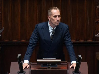 Burza po słowach Berkowicza, wniosek o karę. Mentzen ruga posła. Przegiął