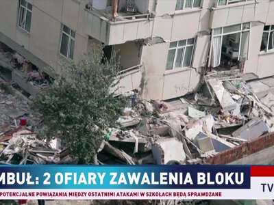 Stambuł: Budynek mieszkalny częściowy zawalił się. Są ofiary