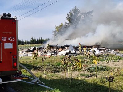 Wybuch gazu doszczętnie zniszczył dom. Nie żyje 75-latek
