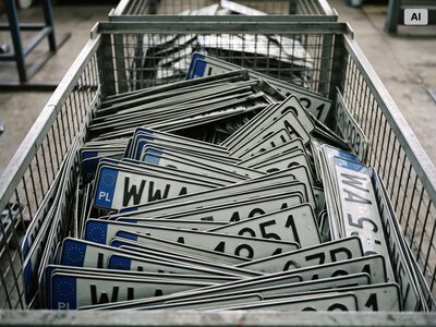 Włosi przecierają oczy. Polskie tablice rejestracyjne biją rekordy. Niemcy daleko w tyle