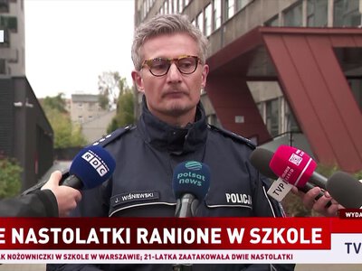 Atak nożowniczki w jednej ze szkół w Warszawie