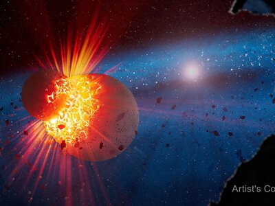 Tak wyglądają skutki zderzenia planet. Kosmiczne pobojowisko