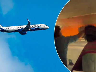 Samolot zapalił się podczas lotu. O krok od wielkiej tragedii
