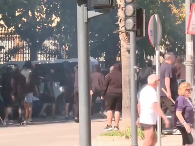 Nagranie trafiło do sieci. Działo się przed meczem w Hiszpanii