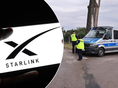 Podpalenie stacji Starlink. Zatrzymano trzecią osobę